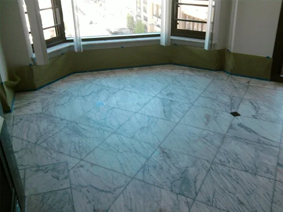 Marble floor